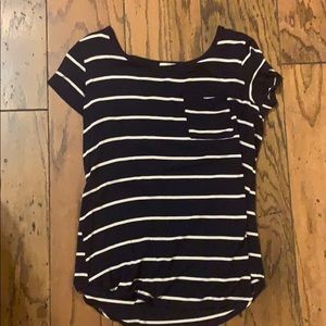 White and black t shirt